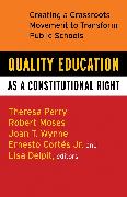 Quality Education as a Constitutional Right