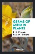 Germs of Mind in Plants