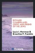 Richard Cumberland: Critic and Friend of the Jews