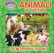 Animal Club. Animali in fattoria. Libro puzzle
