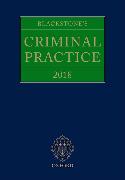 Blackstone's Criminal Practice 2018 (Book and Supplements)