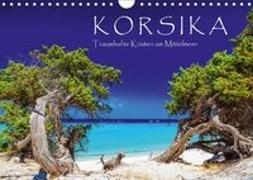 Korsika - Traumhafte Küsten am Mittelmeer (Wandkalender 2018 DIN A4 quer)