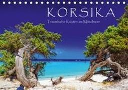 Korsika - Traumhafte Küsten am Mittelmeer (Tischkalender 2018 DIN A5 quer)