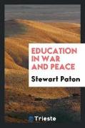 Education in War and Peace