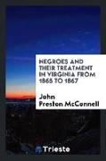 Negroes and Their Treatment in Virginia from 1865 to 1867