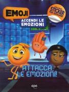 Attacca le emozioni! Accendi le emozioni. Emoji. Con adesivi