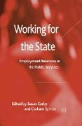 Working for the State