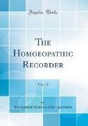 The Homoeopathic Recorder, Vol. 13 (Classic Reprint)