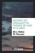 History of Germany in Words of One Syllable