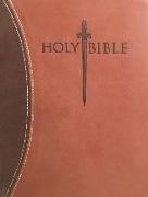 Kjver Sword Study Bible Giant Print Dark Brown Light Brown Ultrasoft: King James Version Easy Read