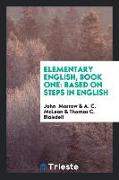 Elementary English, Book One