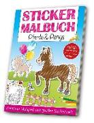 Stickermalbuch: Pferde & Ponys