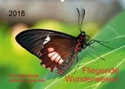 Fliegende Wunderwesen. Schmetterlinge weltweit, ganz nah (Wandkalender 2018 DIN A2 quer)