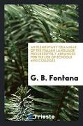 An Elementary Grammar of the Italian Language