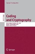 Coding and Cryptography