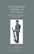 Rangers O Historical Records from 1859 to the Conclusion of the Great War