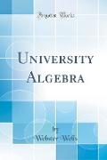 University Algebra (Classic Reprint)