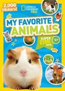 National Geographic Kids My Favorite Animals Super Sticker Activity Book