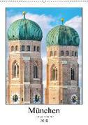 München Blick vom Alten Peter (Wandkalender 2018 DIN A2 hoch)