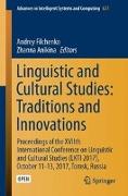 Linguistic and Cultural Studies: Traditions and Innovations
