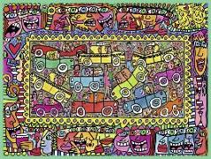 James Rizzi: We are on our way to your party. Puzzle 1500 Teile