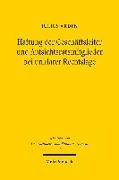 Haftung der Geschäftsleiter und Aufsichtsratsmitglieder bei unklarer Rechtslage