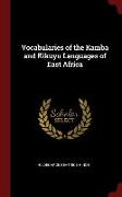 Vocabularies of the Kamba and Kikuyu Languages of East Africa