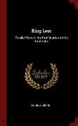 King Lear: Parallel Texts of the First Quarto and the First Folio