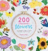 200 Embroidered Flowers