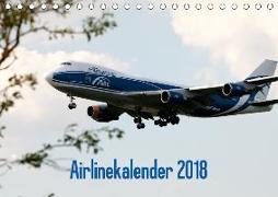 Airlinekalender 2018 (Tischkalender 2018 DIN A5 quer)