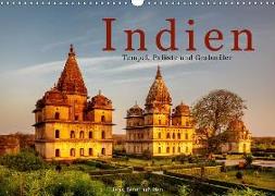 Indien: Tempel, Paläste und Grabmäler (Wandkalender 2018 DIN A3 quer)