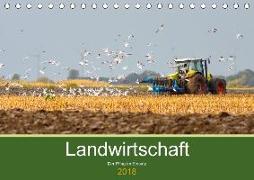 Landwirtschaft - Der Pflug im Einsatz (Tischkalender 2018 DIN A5 quer)
