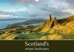 Scotland's unique landscapes (Wall Calendar 2018 DIN A3 Landscape)