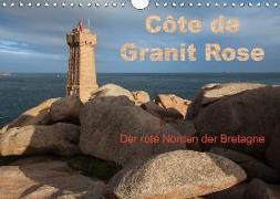 Côte de Granit Rose - Der rote Norden der Bretagne (Wandkalender 2018 DIN A4 quer)
