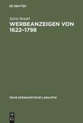 Werbeanzeigen von 1622¿1798