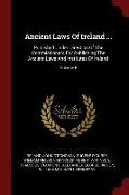 Ancient Laws of Ireland ...: Published Under Direction of the Commissioners for Publishing the Ancient Laws and Institutes of Ireland, Volume 6