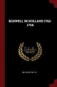 Boswell in Holland 1763-1764