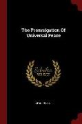 The Promulgation Of Universal Peace