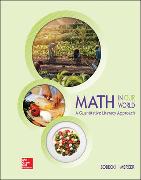 Loose Leaf for Math in Our World: A Quantitative Literacy Approach