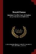 Brontë Poems: Selections from the Poetry of Charlotte, Emily, Anne and Branwell Brontë