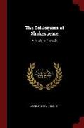 The Soliloquies of Shakespeare: A Study in Technic
