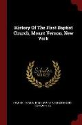 History of the First Baptist Church, Mount Vernon, New York