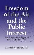Freedom of the Air and the Public Interest