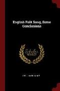 English Folk Song, Some Conclusions