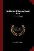 Institutes of International Law: In Time of Peace