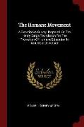 The Humane Movement: A Descriptive Survey, Prepared on the Henry Bergh Foundation for the Promotion of Humane Education in Columbia Univers
