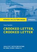 Crooked Letter, Crooked Letter von Tom Franklin - Textanalyse und Interpretation