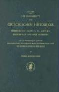 Index to Fragmente Der Griechischen Historiker, III: Alphabetical List of Fragmentary Historians with Alphabetical List of Source-Authors for Each