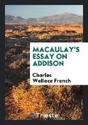 Macaulay's Essay on Addison