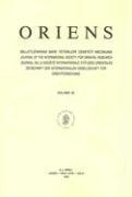 Oriens, Volume 35